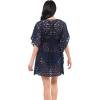 imageJessica Simpson Womens Floral Sheer CoverUpNavy Basic