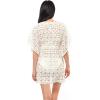 imageJessica Simpson Womens Floral Sheer CoverUpOffwhite