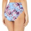 imageJessica Simpson Womens Mix ampamp Match Palm Print Swimsuit Separates Top ampamp BottomHigh Waisted Bottom
