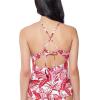 imageJessica Simpson Womens Smocked Bikini Swim Bottom SeparatesFuschia Tankini