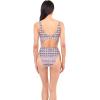 imageJessica Simpson Womens Standard V Neck One Piece Swimsuit Bathing SuitLaguna Print Cut Out