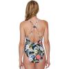 imageJessica Simpson Womens Standard V Neck One Piece Swimsuit Bathing SuitMandarin Multi