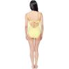 imageJessica Simpson Womens Standard V Neck One Piece Swimsuit Bathing SuitSpritz Plunge Eyelet