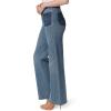 imageJessica Simpson Womens Tease High Rise Wide Leg JeanOvercast