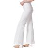 imageJessica Simpson Womens True Love Trouser Wide Leg JeanWhite