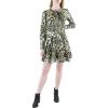 imageJessica Simpson Womens Davina Floral Mini Fit ampamp Flare DressPowder Puff