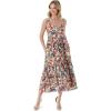 imageJessica Simpson Womens Plus Cheryl Tiered Seersucker Maxi DressJungle Parade  Gardenia