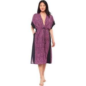 imageJessica Simpson Womens Floral Sheer CoverUpFuchsia