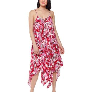 imageJessica Simpson Womens Floral Sheer CoverUpFuchsia Multi