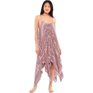 imageJessica Simpson Womens Floral Sheer CoverUpFuschia Lace Front