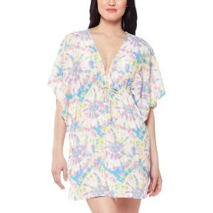 imageJessica Simpson Womens Floral Sheer CoverUpSpritz Rayon