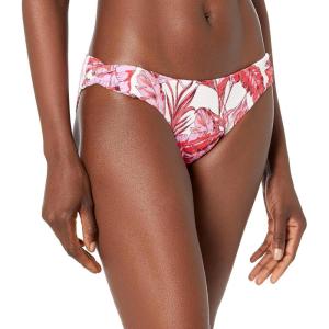 imageJessica Simpson Womens Smocked Bikini Swim Bottom SeparatesFuchsia Multi