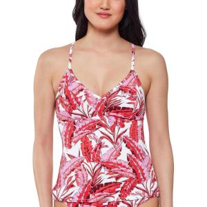 imageJessica Simpson Womens Smocked Bikini Swim Bottom SeparatesFuschia Tankini