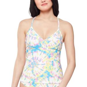 imageJessica Simpson Womens Standard Mix ampamp Match Tie Dye Swimsuit Separates Top ampamp BottomSpritz Tankini