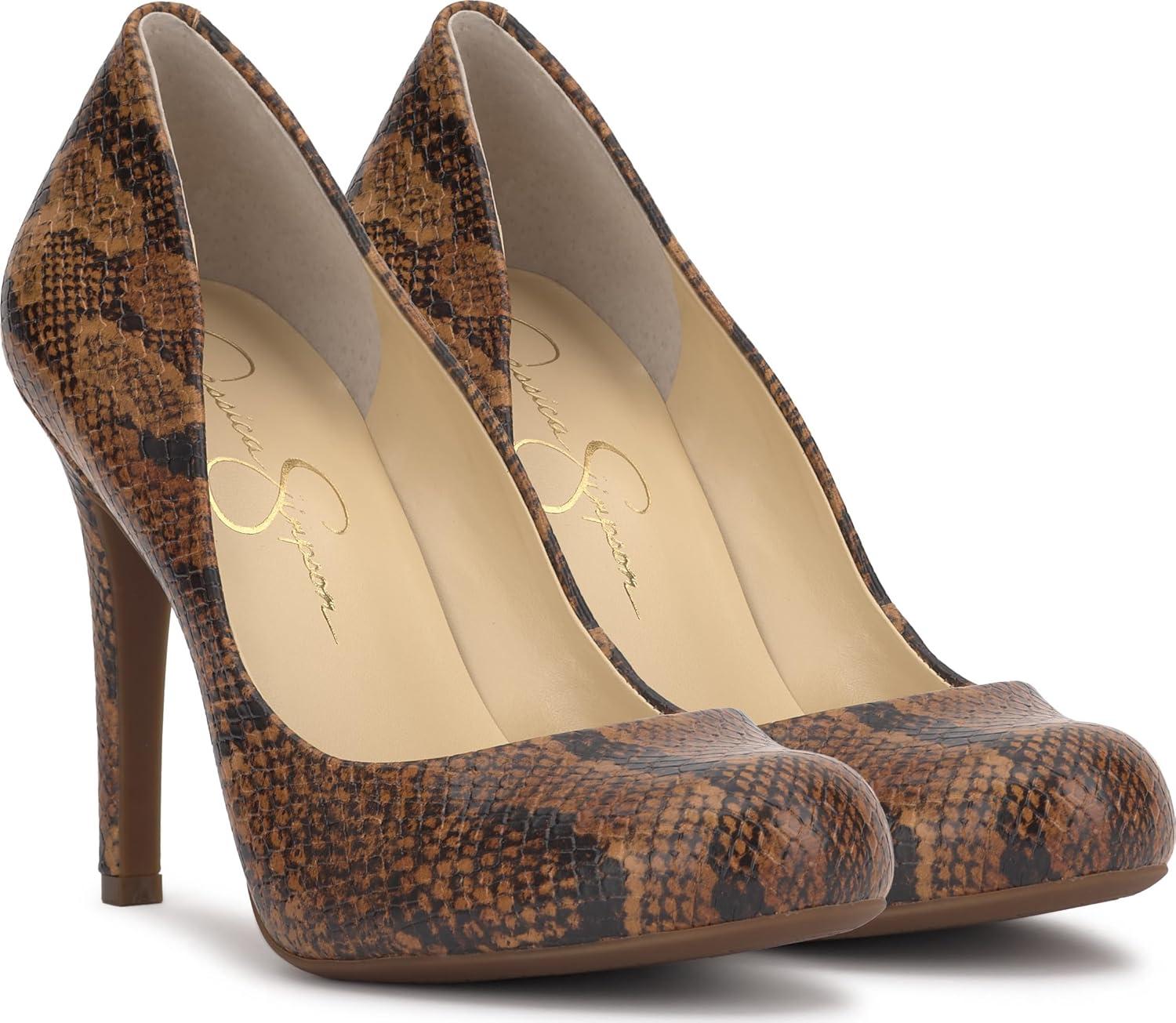 Jessica Simpson Women s Calie Round Toe Classic Heels Pumps Shoes Dark Jessica Simpson Women s Calie Round Toe Classic Heels Pumps Shoes Dark