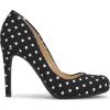 imageJessica Simpson Womens Calie Round Toe Classic Heels Pumps ShoesBlackWhite