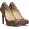imageJessica Simpson Womens Calie Round Toe Classic Heels Pumps ShoesDark Tan