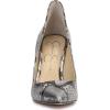 imageJessica Simpson Womens Cambredge Pointed Toe PumpChrome Metallic Snake