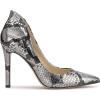 imageJessica Simpson Womens Cambredge Pointed Toe PumpChrome Metallic Snake