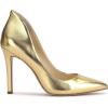 imageJessica Simpson Womens Cambredge Pointed Toe PumpGold Metallic Nappa Pu