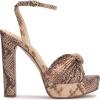 imageJessica Simpson Womens Immie Platform Sandal WedgeNatural Snake Print