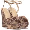 imageJessica Simpson Womens Immie Platform Sandal WedgeNatural Snake Print