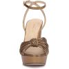 imageJessica Simpson Womens Immie Platform Sandal WedgeSoft PinkGold