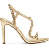 imageJessica Simpson Womens Jaycin Embellished Heeled SandalGoldClear
