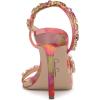 imageJessica Simpson Womens Jaycin Embellished Heeled SandalPink Red Combo