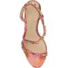 imageJessica Simpson Womens Jaycin Embellished Heeled SandalPink Red Combo