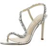 imageJessica Simpson Womens Jaycin Embellished Heeled SandalSilverClear