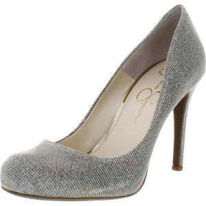 imageJessica Simpson Womens Calie Round Toe Classic Heels Pumps ShoesGold Multiglitter Gabor