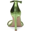 imageJessica Simpson Womens Qiven Faux Leather HeelsGreen Metallic Worn