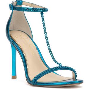 imageJessica Simpson Womens Qiven Faux Leather HeelsAmalfi Blue