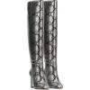 imageJessica Simpson Womens Mistia Wide Calf OverTheKnee BootChrome Wide Calf