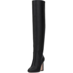 imageJessica Simpson Womens Mistia Wide Calf OverTheKnee BootBlack Wide Calf