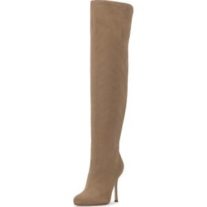imageJessica Simpson Womens Nicolosiw OverTheKnee BootMink Wide Calf