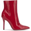 imageJessica Simpson Womens Lyren Patent Pointed Toe Ankle BootsRed Muse