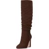 imageJessica Simpson Womens MINERVA Faux Leather Cushioned Footbed KneeHigh BootsWalnut