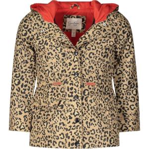 imageJessica Simpson Girls Little Lightweight Anorak Jacket with Jersey LiningLeopard Print