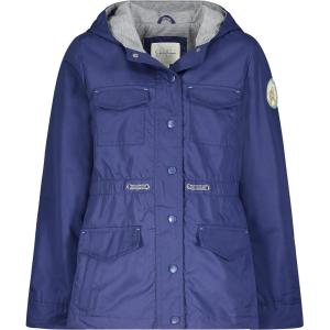 imageJessica Simpson Girls Little Lightweight Anorak Jacket with Jersey LiningNavy