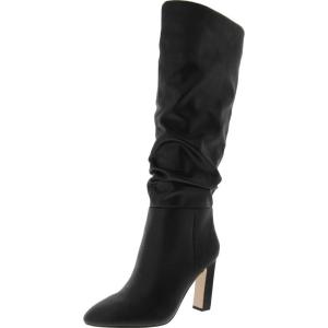 imageJessica Simpson Womens MINERVA Faux Leather Cushioned Footbed KneeHigh BootsBlack