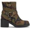 imageJessica Simpson Womens Ceridwen Satin Block Heel Ankle BootsForest Camo