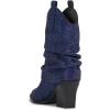 imageJessica Simpson Womens Gemorra Padded Insole Pointed Toe BootiesMidnight Blue