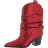 imageJessica Simpson Womens Gemorra Padded Insole Pointed Toe BootiesRed Muse
