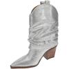 imageJessica Simpson Womens Gemorra Padded Insole Pointed Toe BootiesSilver