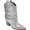 imageJessica Simpson Womens Gemorra Padded Insole Pointed Toe BootiesSilver