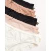imageJessica Simpson Womens Bikini Underwear  5 Pack Sexy Lace Trim Seamless Panties Briefs for WomenBlackBlackDolceRoseGardenia