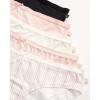 imageJessica Simpson Womens Bikini Underwear  5 Pack Sexy Lace Trim Seamless Panties Briefs for WomenFloral PrintGardeniaStripeRoseBlack