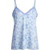 imageJessica Simpson Womens Pajama Set  2 Piece Hacci Raglan Sleeve Top and Shorts Cute Matching Pajamas for Women SLBlue Winter Tulips